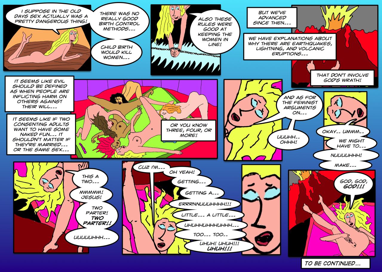 Is stroking a mouse arrow along the lush naked bare skin of a porn webcomic -- Is that evil?