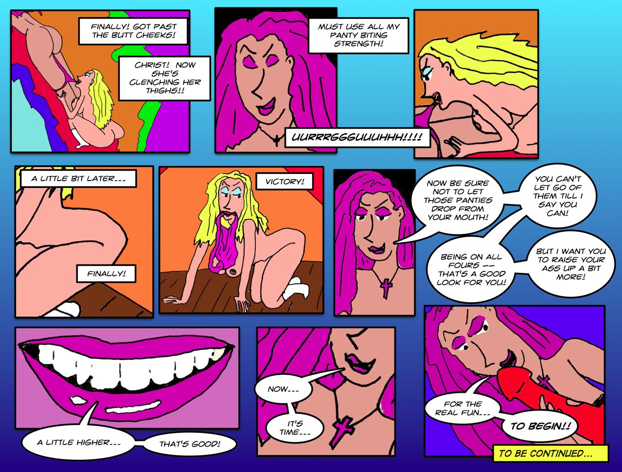 No real panties were harmed in the making of this webcomic.